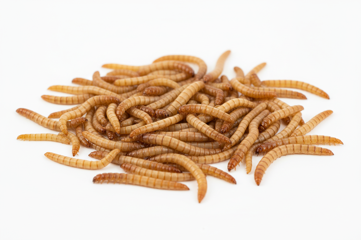 Live Mealworms feeder insects various sizes