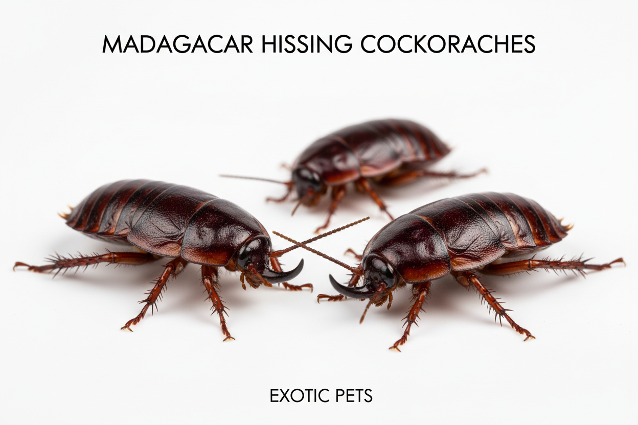 Live Madagascar Hissing Cockroaches